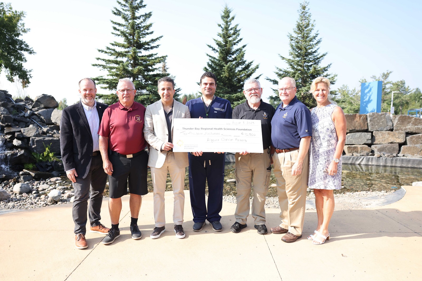 Kidney Stone and Prostate Patients to Benefit  from Algoma District Masons Donation