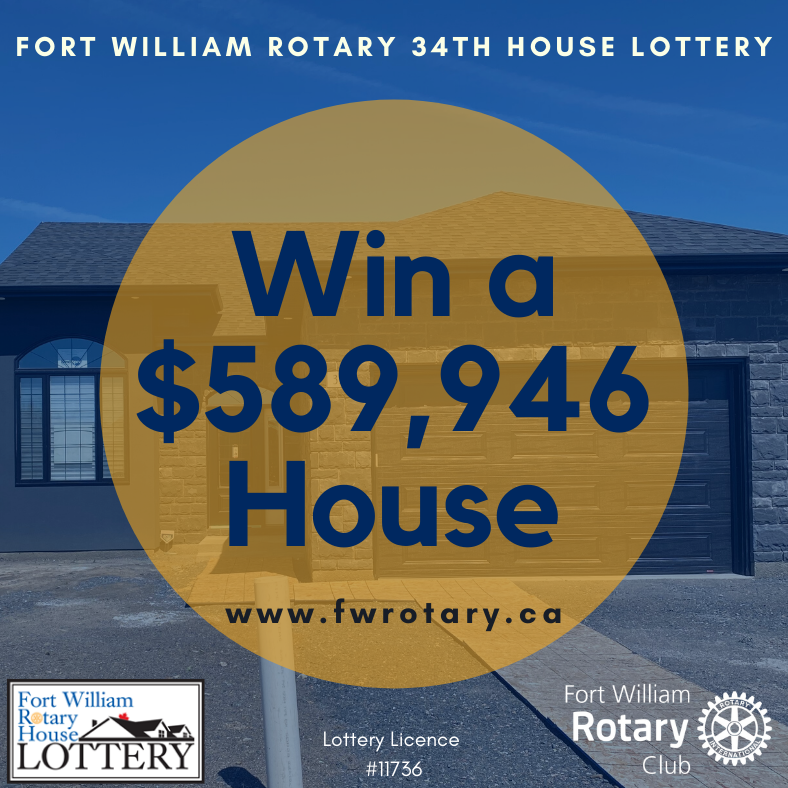 Tickets Available Online for 34th Annual Fort William Rotary House Lottery