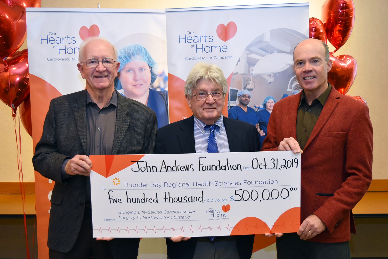 $500,000 Donation Announced by the John Andrews Foundation