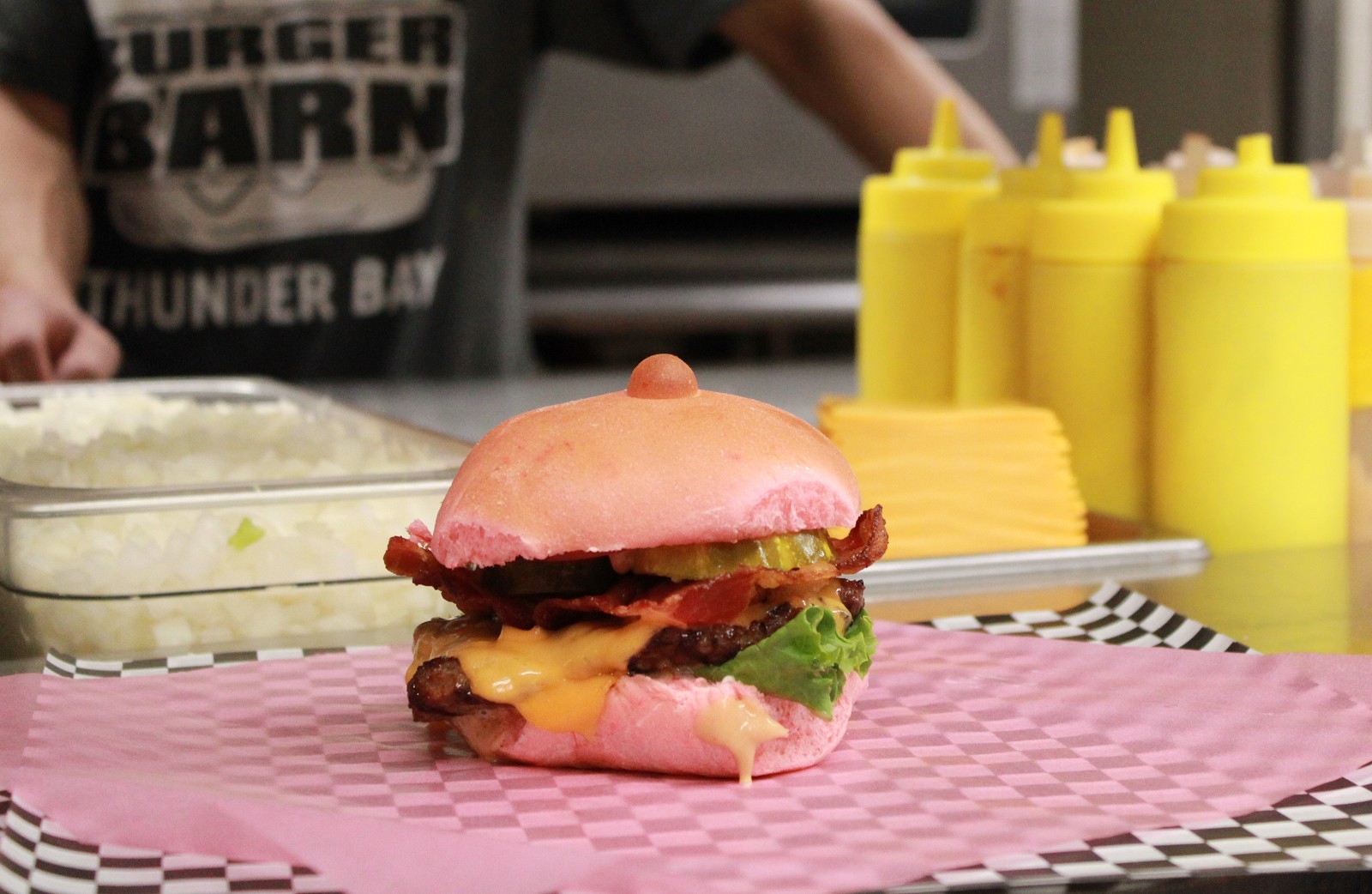 Burger Barn Serves Up Burgers for Boobies This October