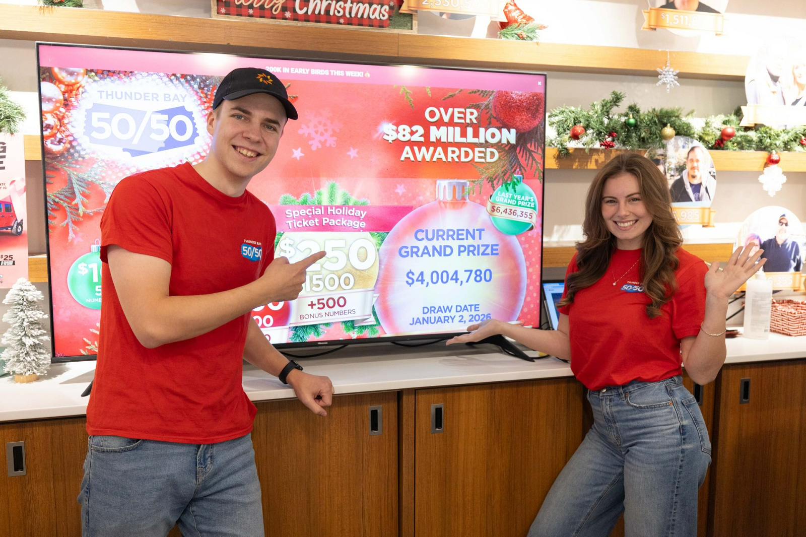 $125,000 In Thunder Bay 50/50 Early Bird Draws Awarded in One Day! The Largest One-Day Amount Ever