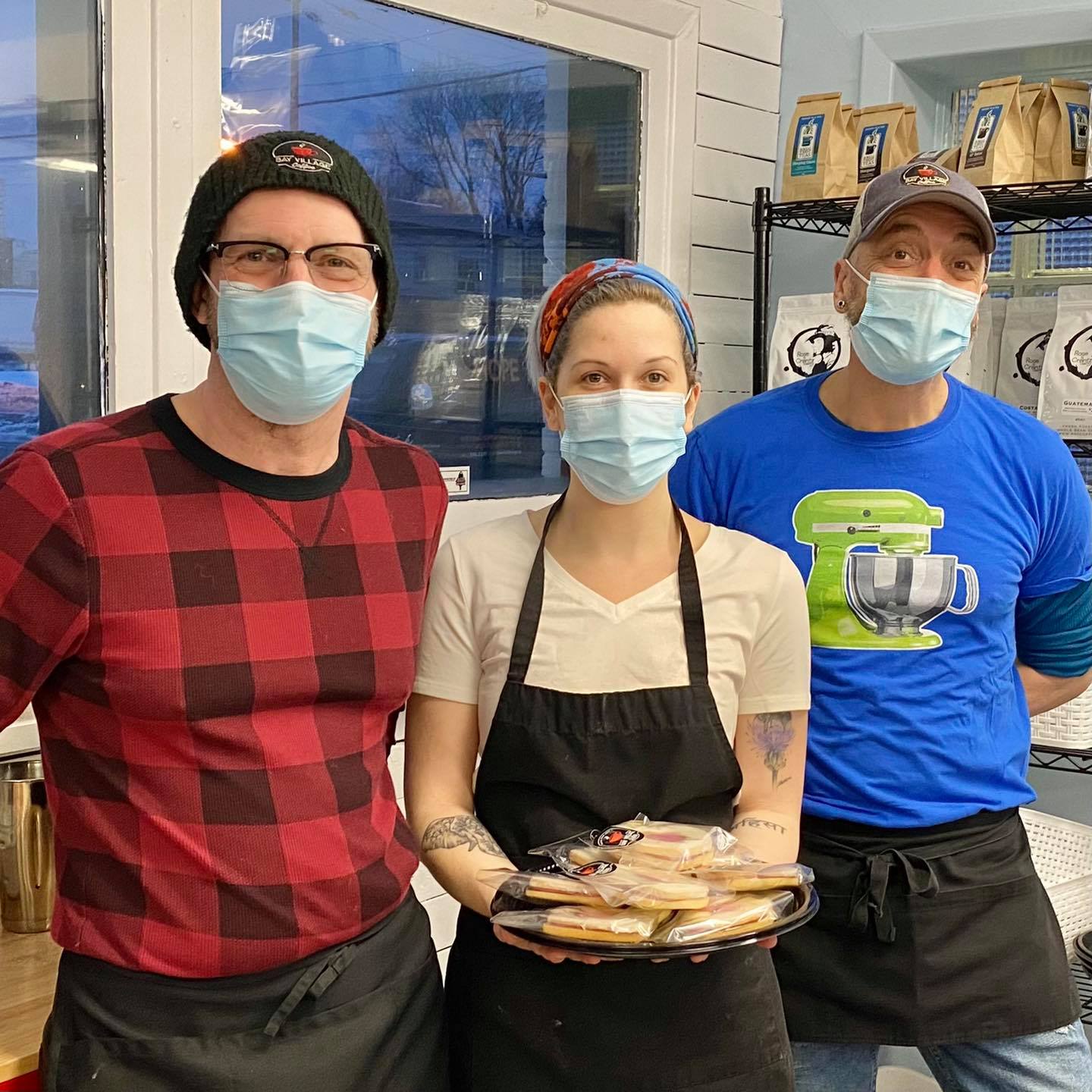 Bay Village Coffee: Heart Shaped Cookies, in memory of Patti Hobbs