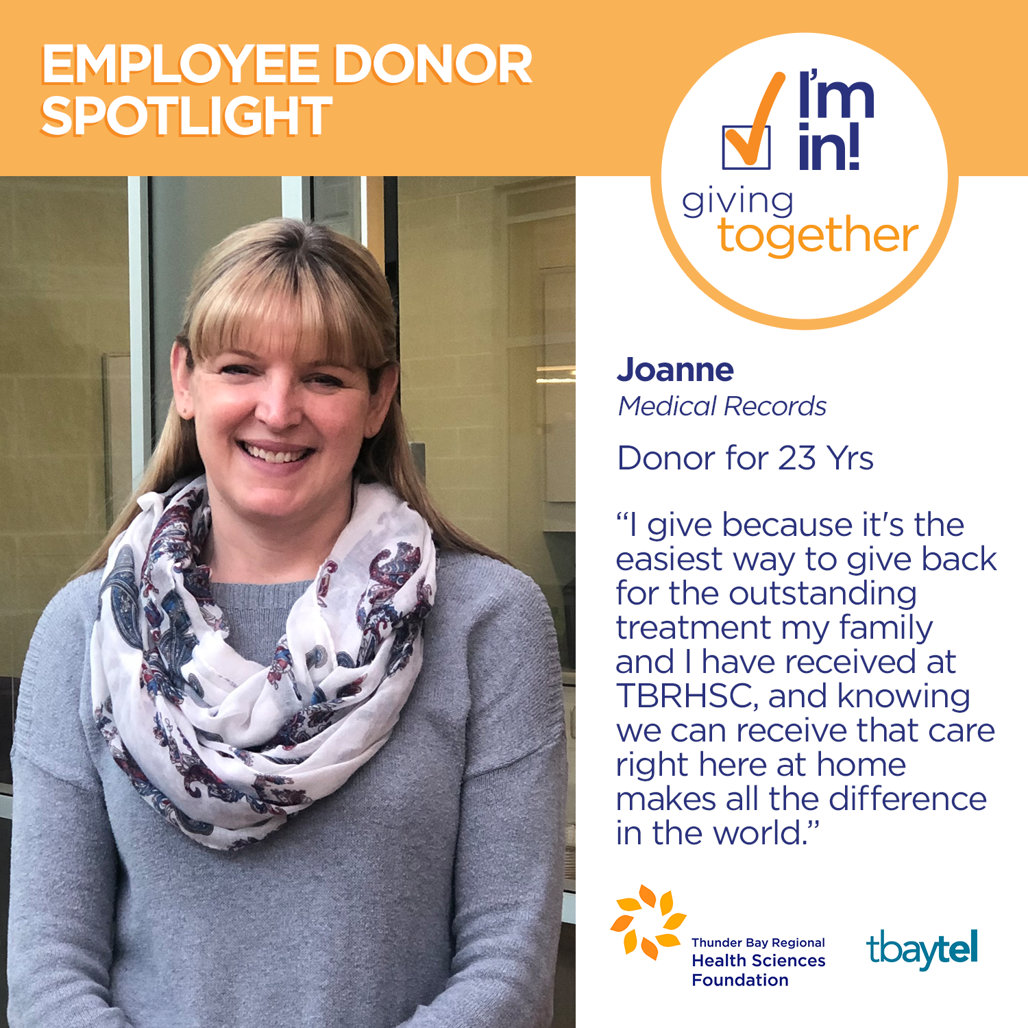 Employee Donor Spotlight