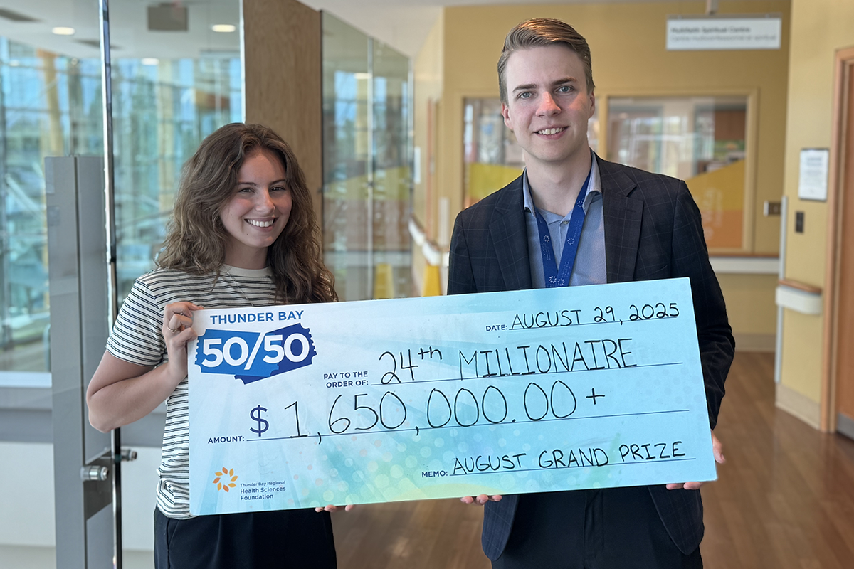 Thunder Bay 50/50 Hits New Historic Milestone