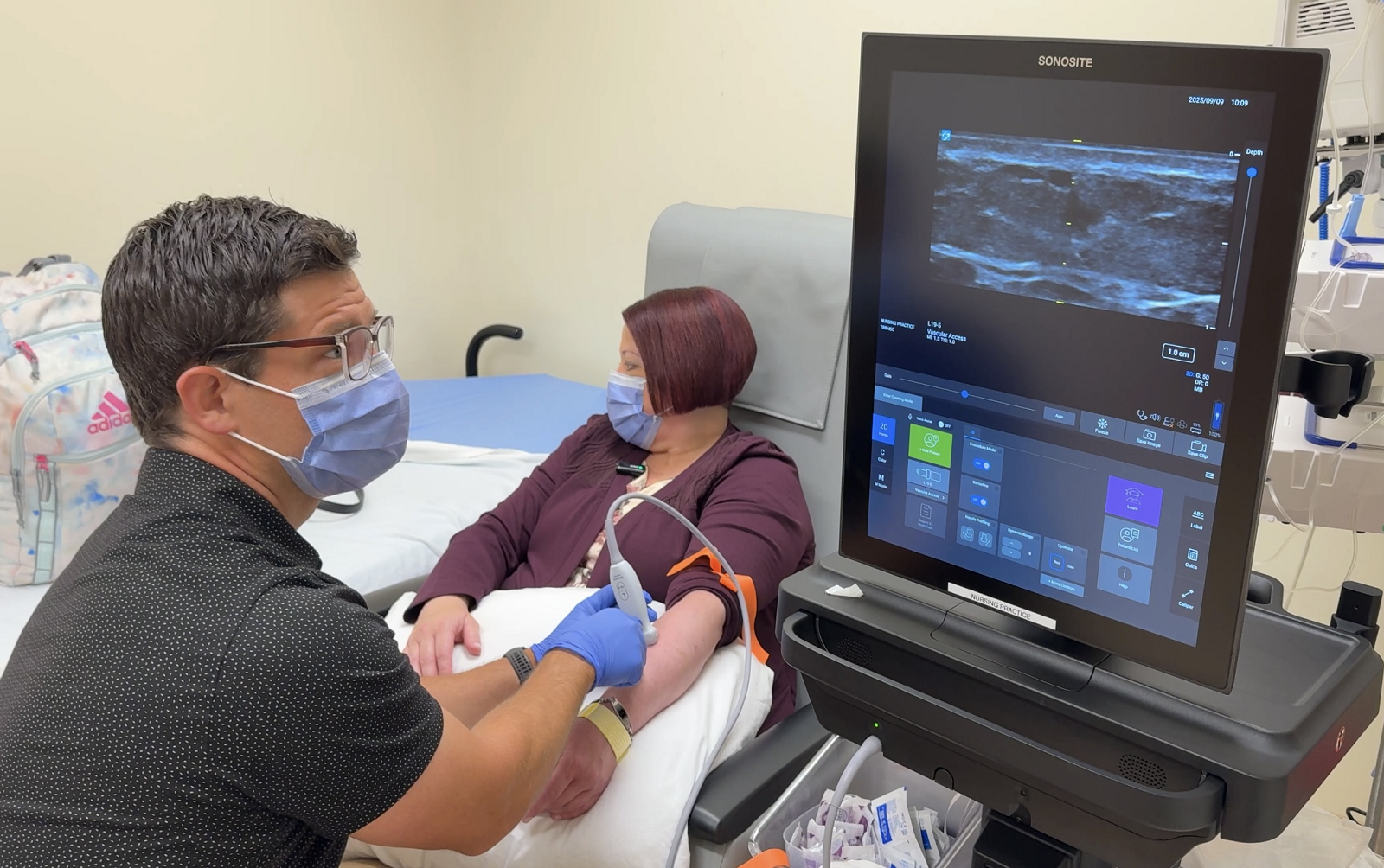 The Hospital's New Cutting-edge Ultrasound Reduces IV Pain and Pokes –and You Helped Purchase It!